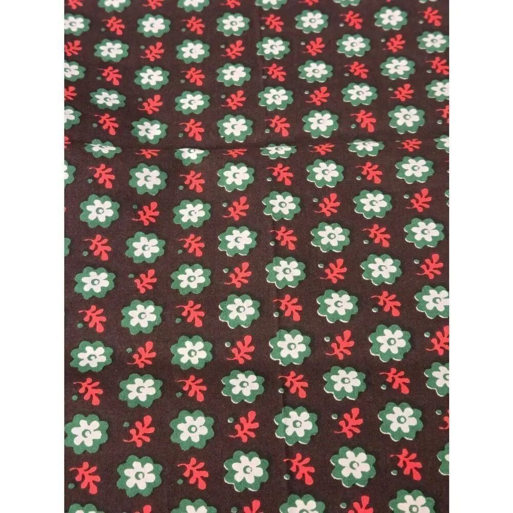 Unisex 100% Cotton Brown MultiColor Floral Handkerchief